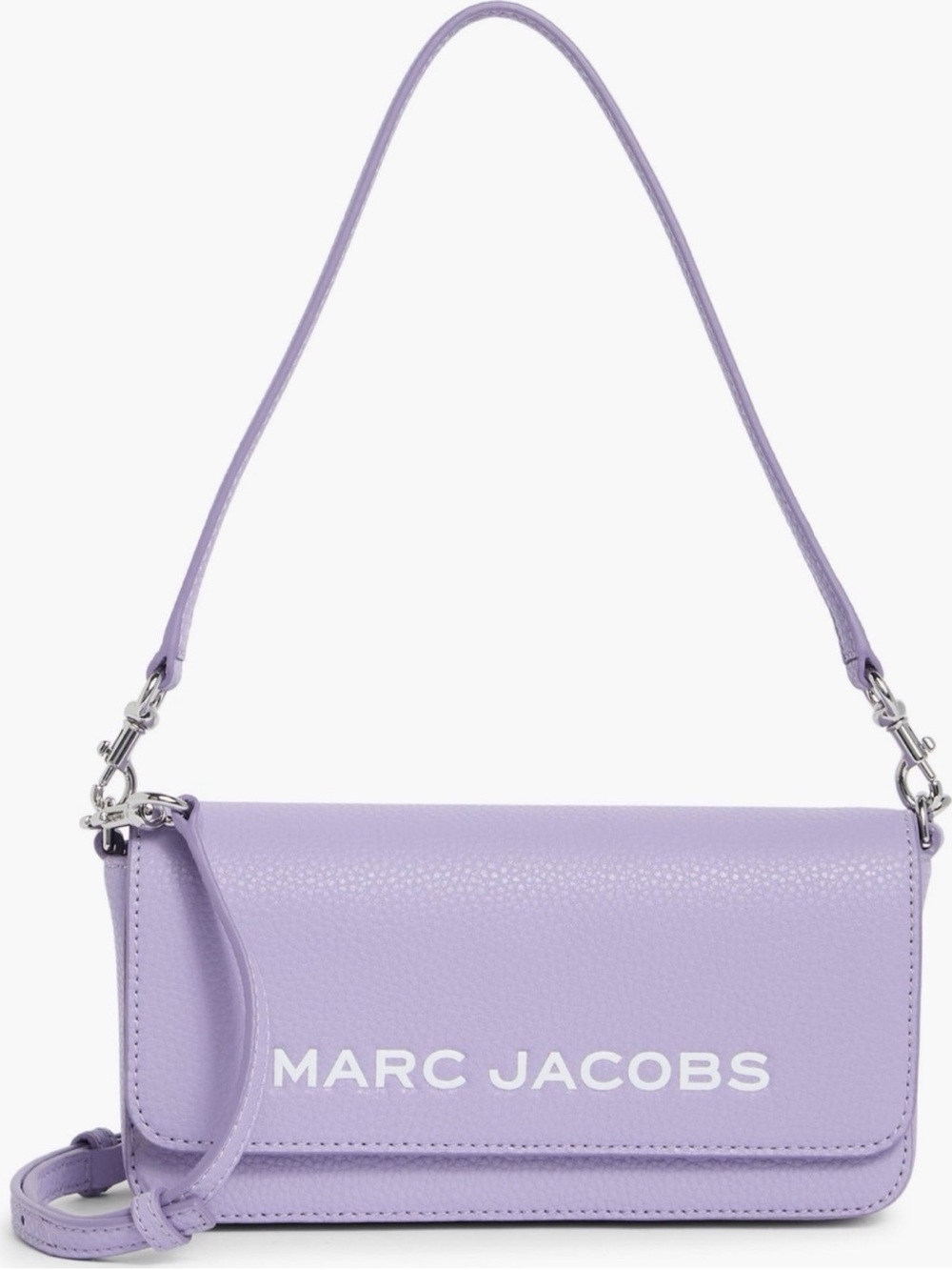 Marc Jacobs Lavender Pebbled Leather Crossbody Bag